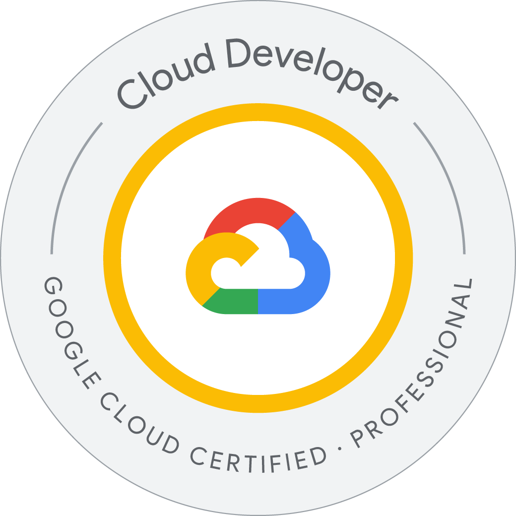 Professional Cloud Developer badge